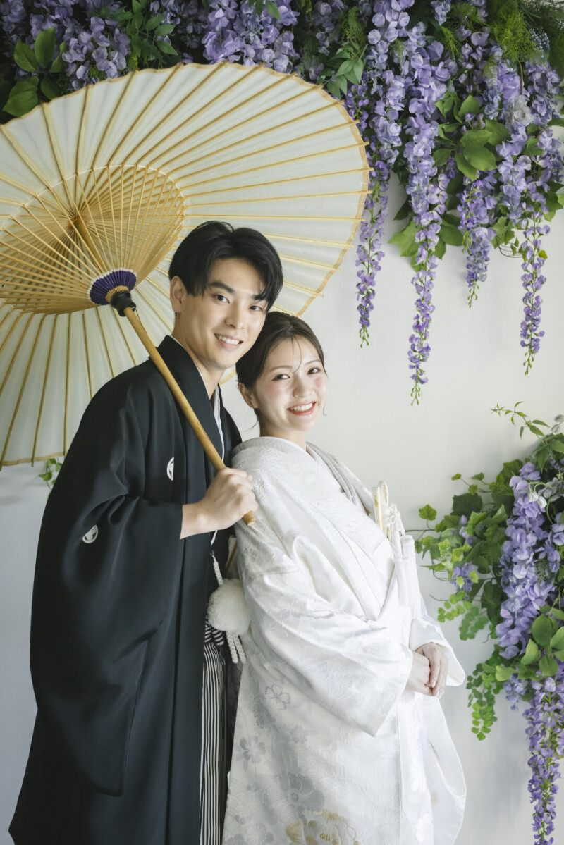 【洋装or和装1点/衣装ランクアップ料金全て無料】スタジオ撮影プラン 六つ切台紙付き