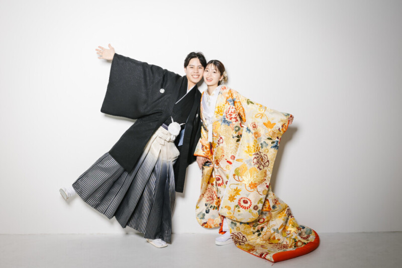 【11月30日までの申込限定!3万円割引】 洋装2点+和装スタジオ撮影プラン(衣装ランクアップ料金全て無料/データ300カット)