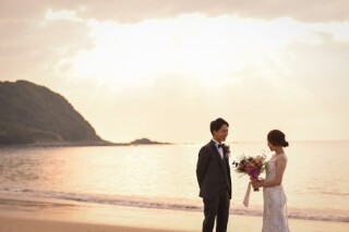 まるで海外のようなロケーション「奈多海岸」夕日撮影も可能です♪