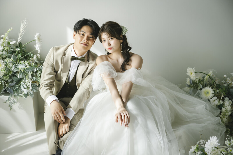 【事前の来店不要】洋装スタジオ1Day完結フォトウエディングプラン(11月までの撮影で6万円割引/データ100カット)