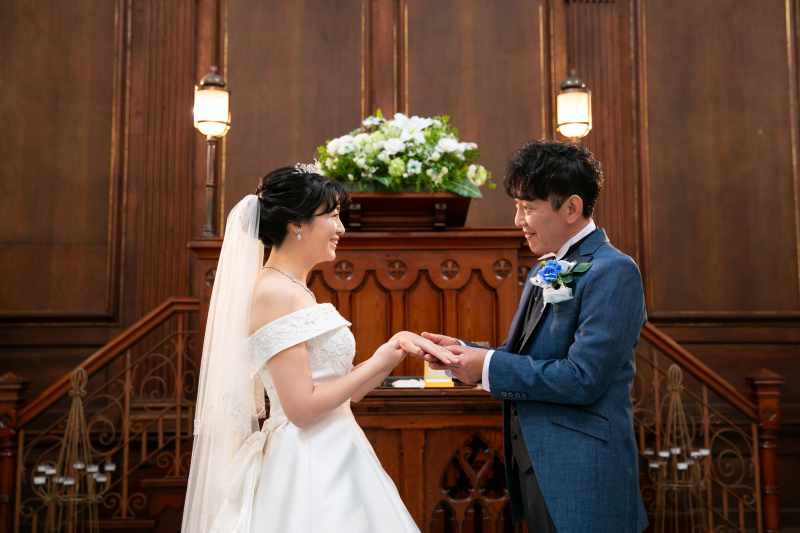 指輪交換・・・*