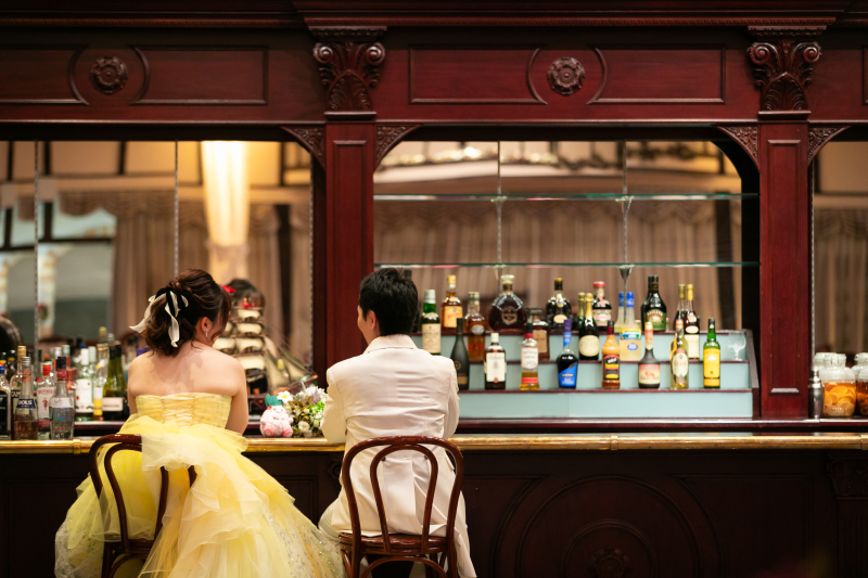 バーカウンター・・・*