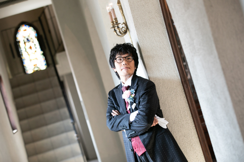 新郎ソロショットも・・・*