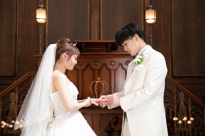 挙式風シーンの撮影もOK!