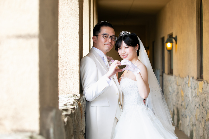 ハートをつくって・・・*