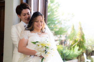 陽のひかりが差し込むチャペルで…♡