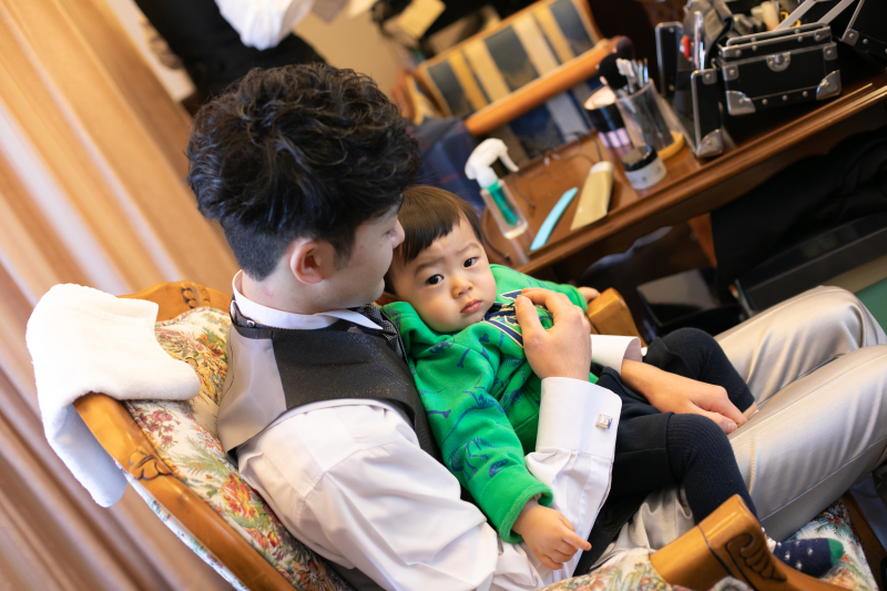 お子様も一緒にお支度♪