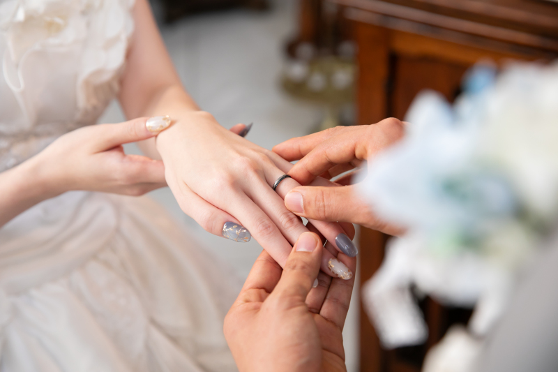 指輪交換・・・*