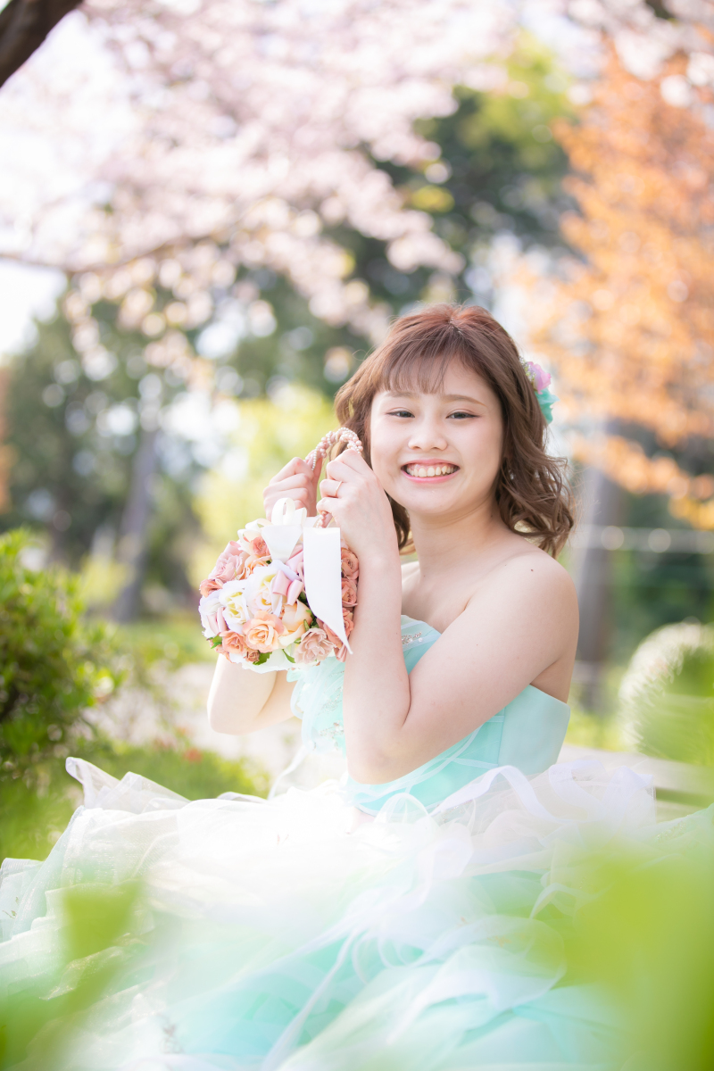 ボールブーケが可愛い♪