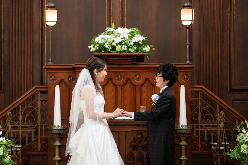 指輪交換・・・*