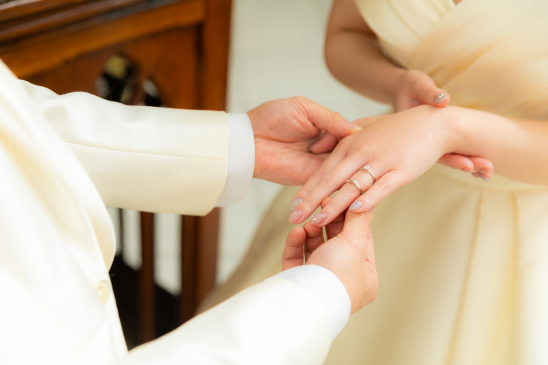 指輪交換・・・*