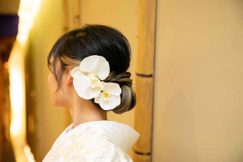 白無垢ヘアアレンジ