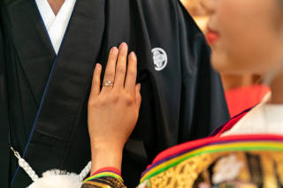 御神殿での写真撮影・・・*