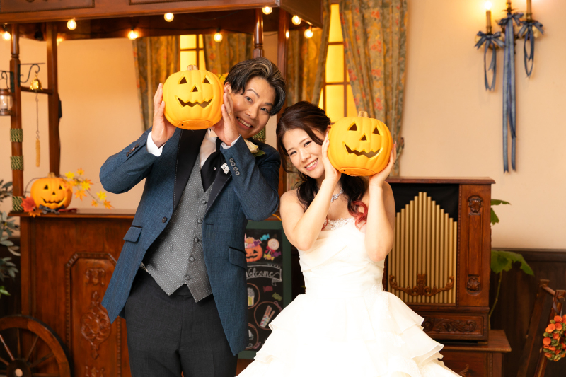 カボチャと一緒に♡