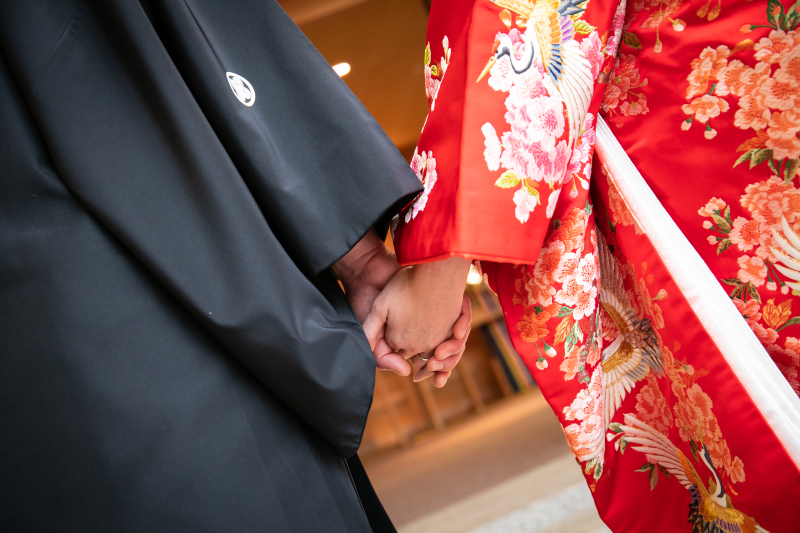 最後は手をつないで