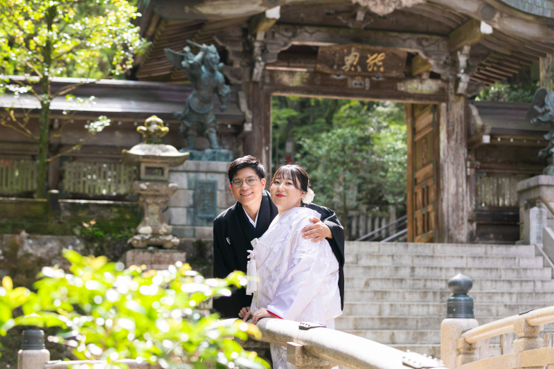和装で挙式＆ロケーションフォト・・・*