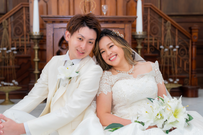 おふたりの表情にフォーカス!