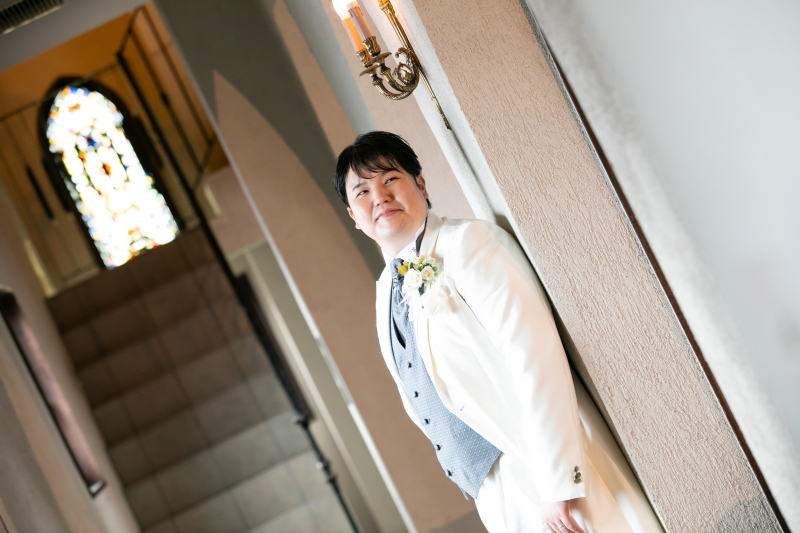 ご新郎様も・・・*