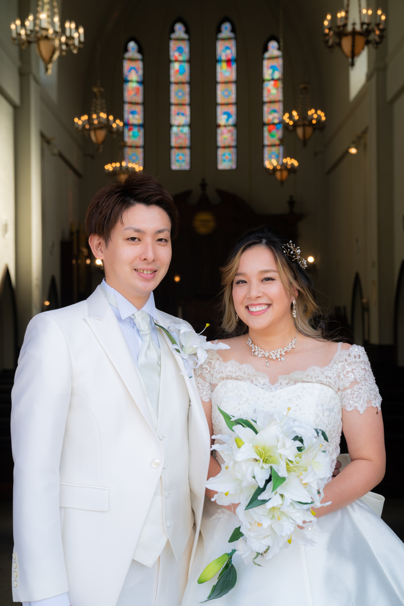 おふたりらしいスマイル