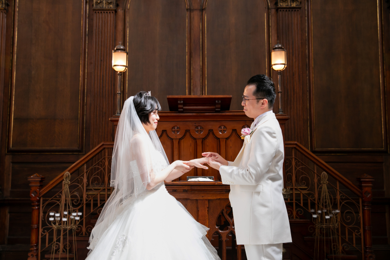 指輪交換・・・*