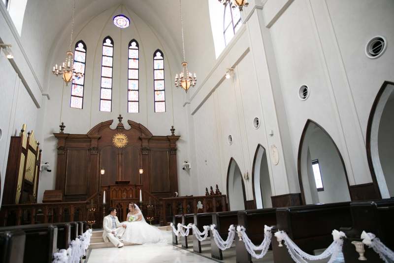 洋装 × チャペル