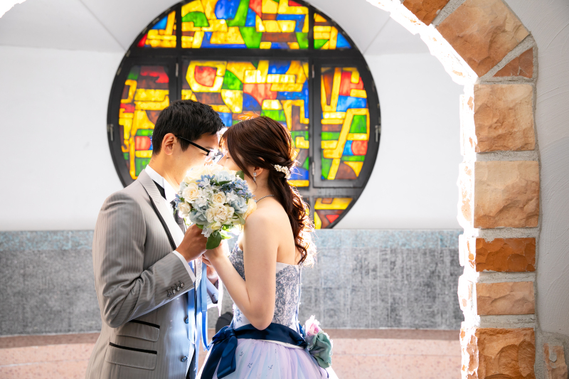 ステンドグラス・・・*