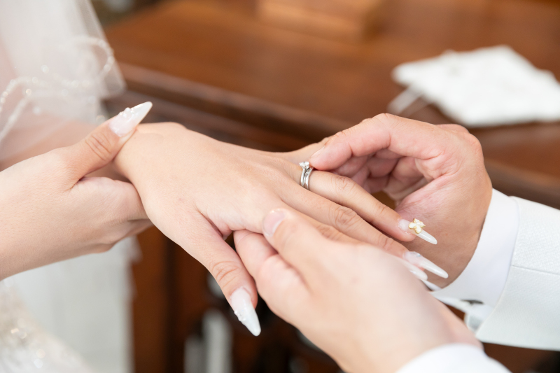 指輪交換・・・*