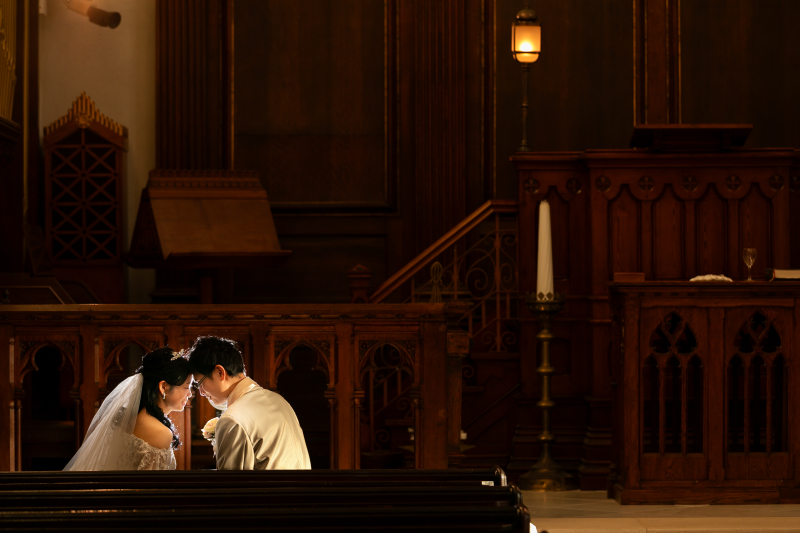 おでこを合わせて・・・*