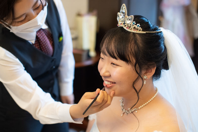 ご新婦様のお支度・・・*