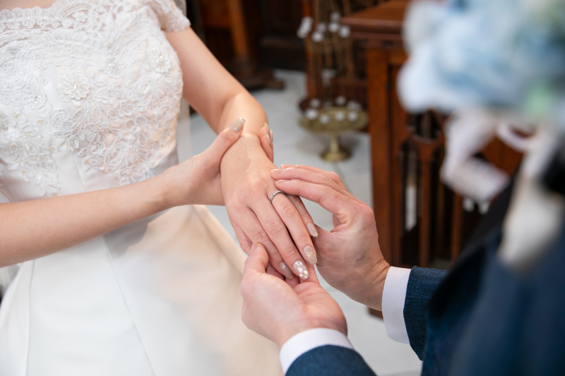 指輪交換・・・*