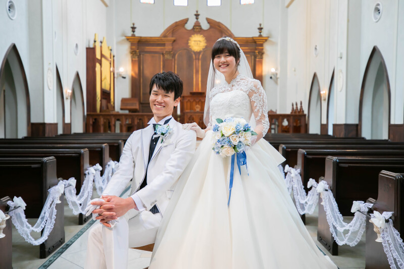 挙式風シーンを記念に写真で残したい!!