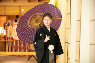 新郎メイク