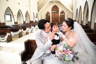 フォトウェディングLucia小田原店_パパママ婚