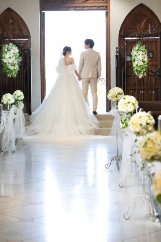 フォトウェディングLucia小田原店_洋装フォト【チャペル撮影】