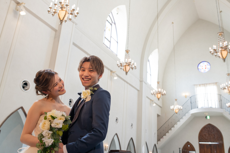 【先着3組】大聖堂チャペル|衣裳・ヘアメイク・写真込で安心!