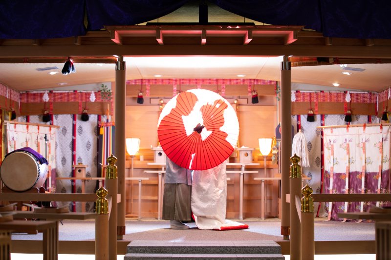 《撮影データ付》本格御神殿で撮影 データ50カット付プラン