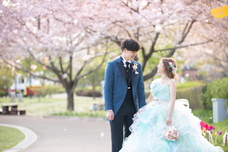《桜ロケーション》洋装フォトプラン