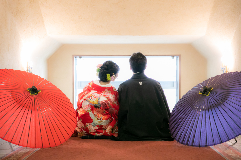 《2着フォト》白無垢×色打掛の和装2着プラン
