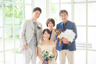 ご家族やペットと一緒に♡ドレス1着プラン