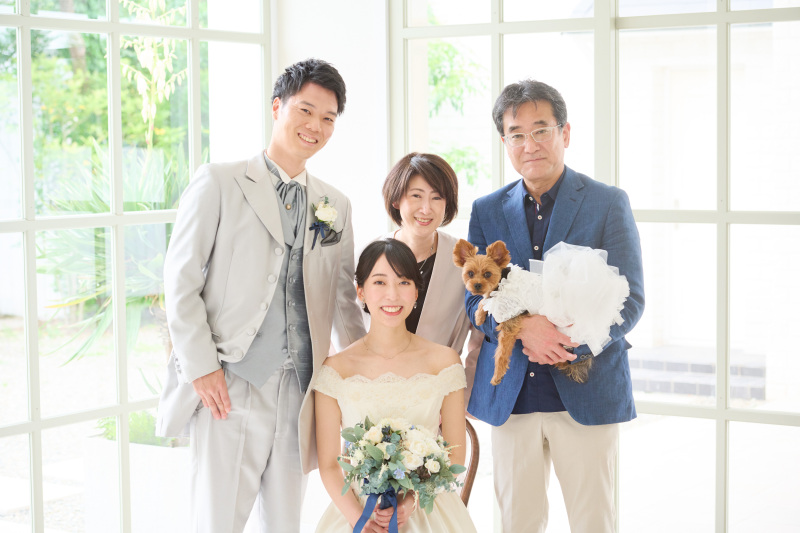 ご家族やペットと一緒に♡ドレス1着プラン