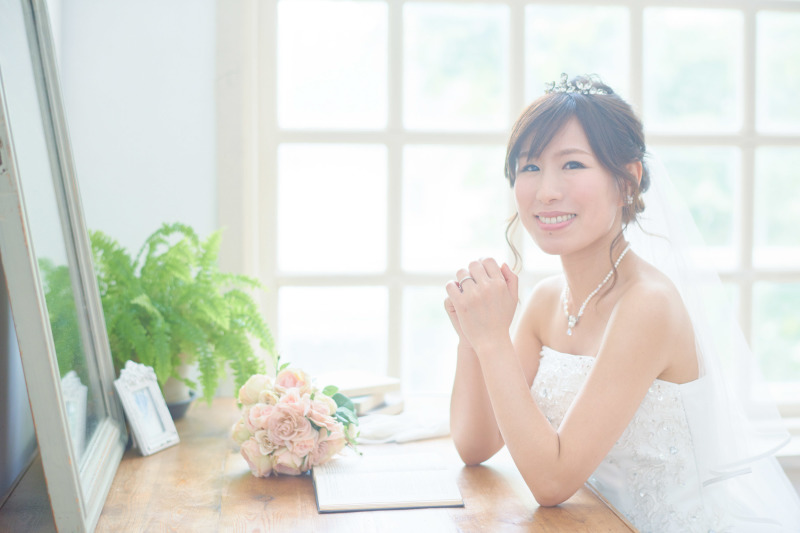 ご新婦のお一人ショット♪