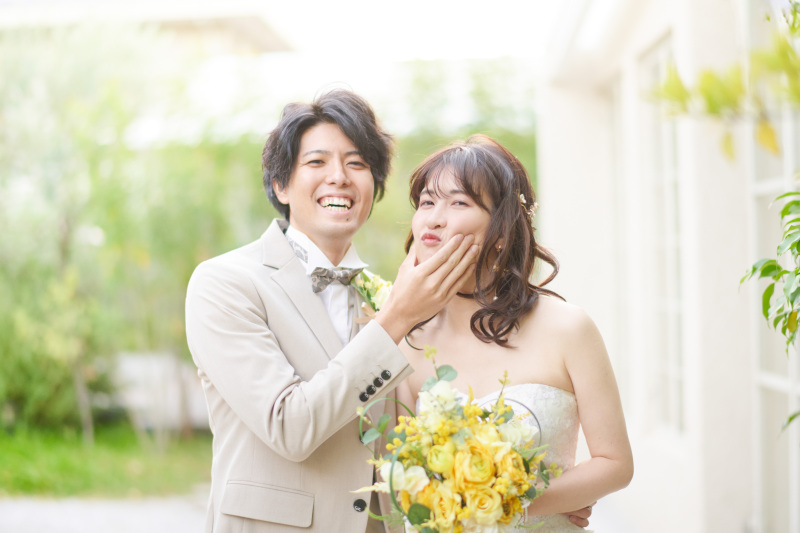 幸せ溢れるおちゃめな一枚も♡