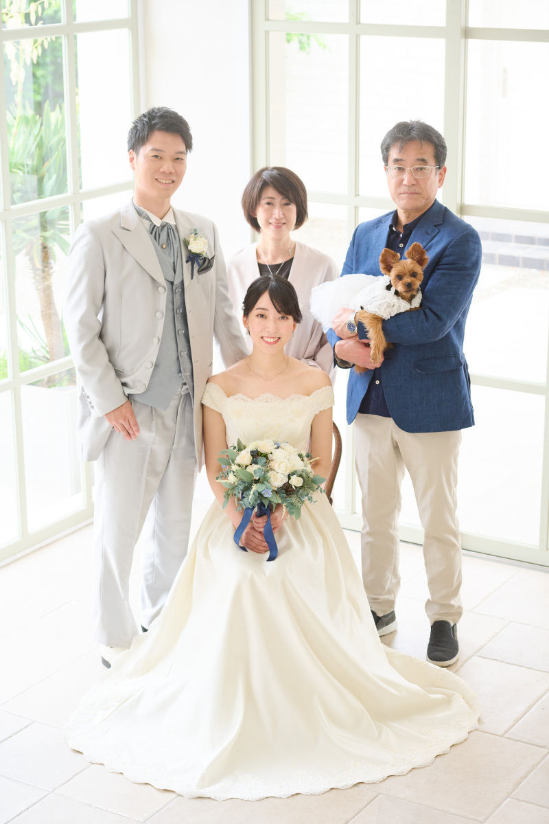 ご両親との記念撮影♡