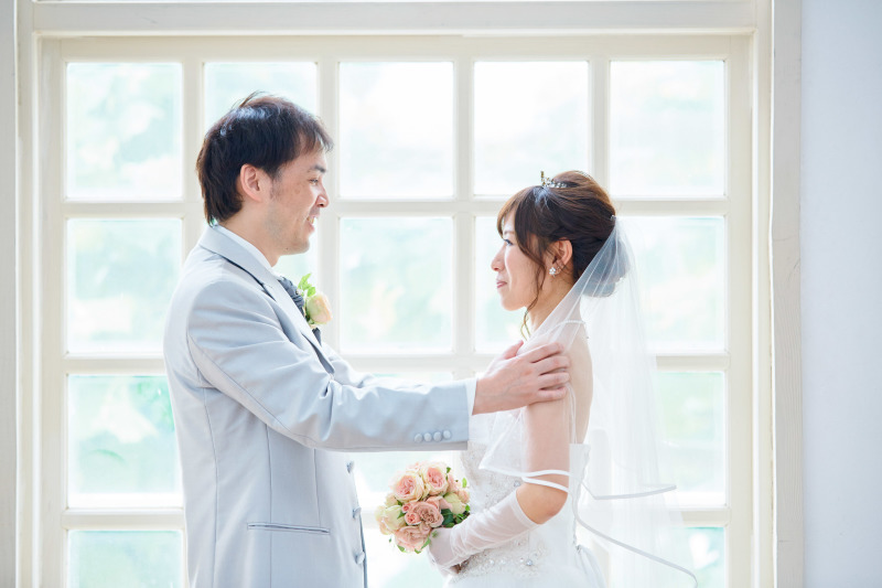 人気のベールシーン！