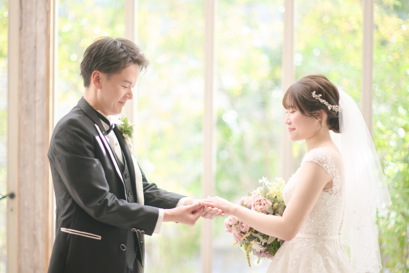 挙式風シーンも忘れずに♡