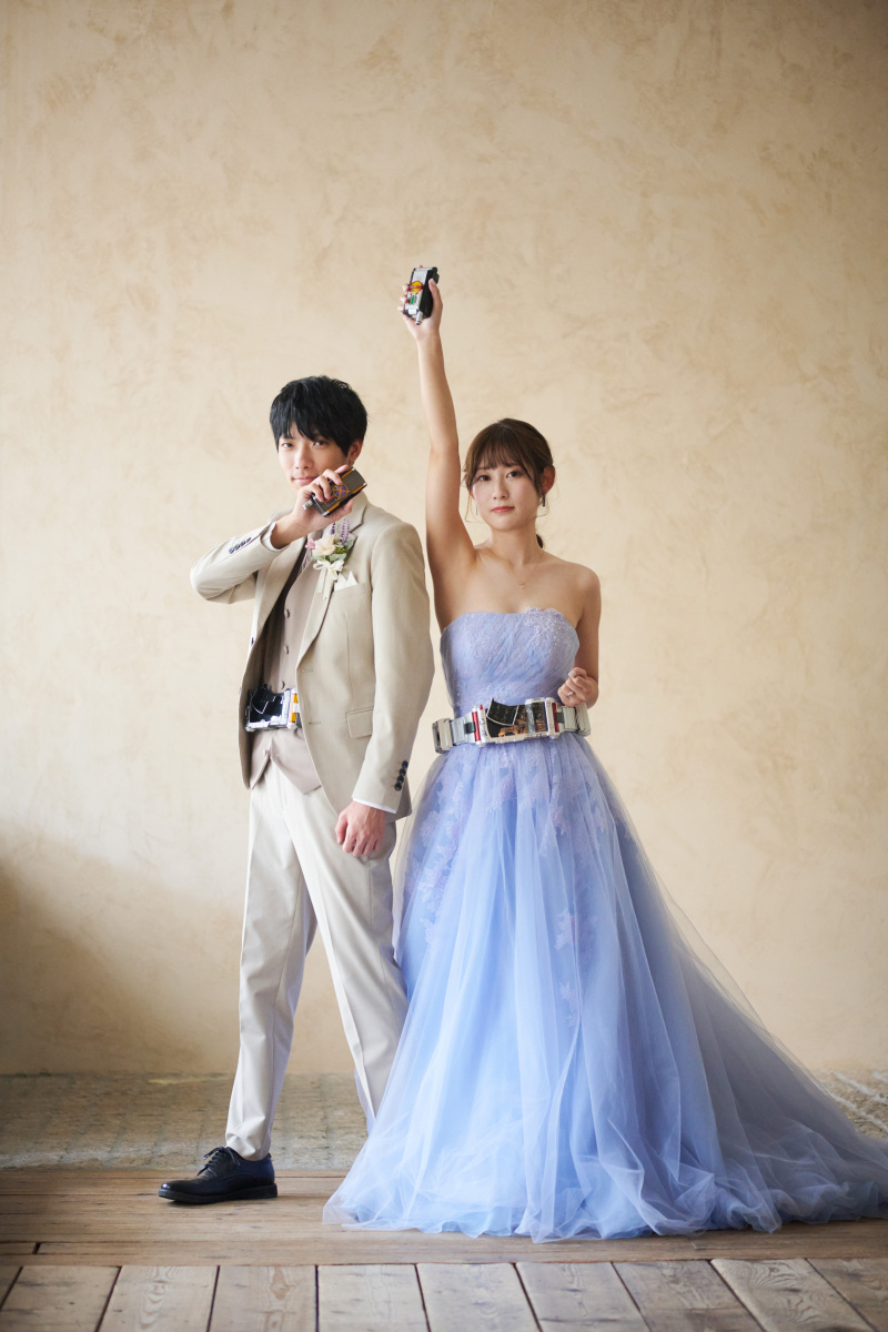 ウェディングに特撮ヒーロー?!