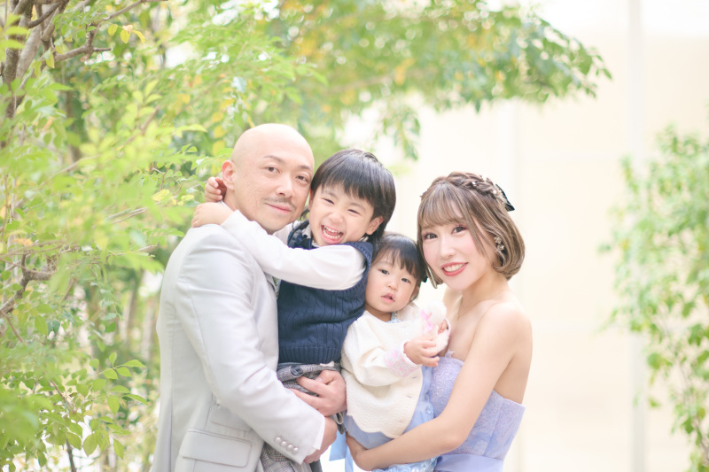お子さまも一緒に♡ファミリーフォトウェディング