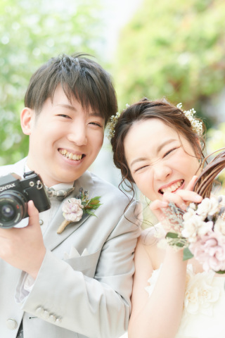 ドレス3着＆ヘアチェンジでお二人だけの時間を♪