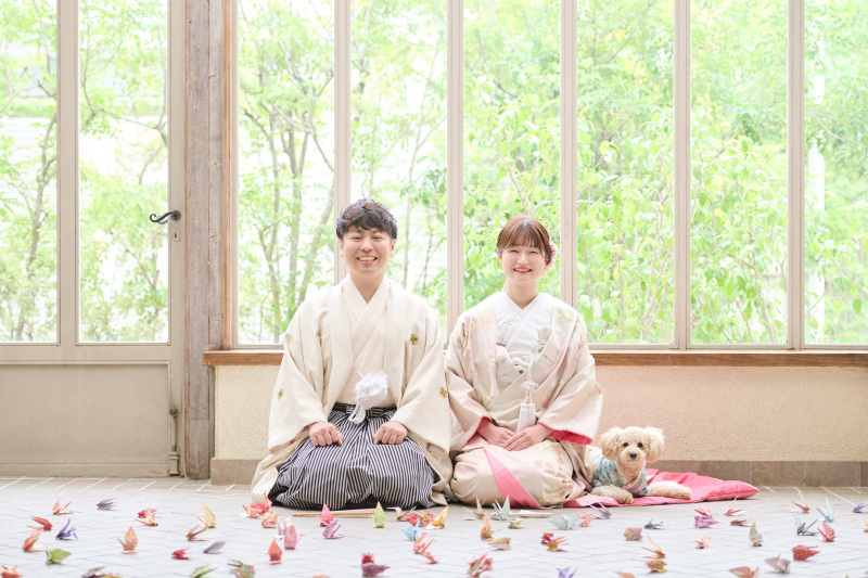 和装もナチュラルに♡