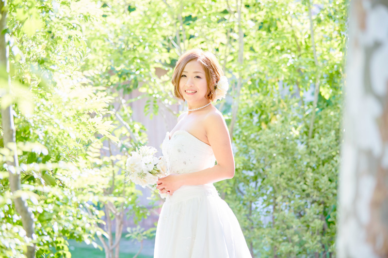 新婦様のお一人ショット
